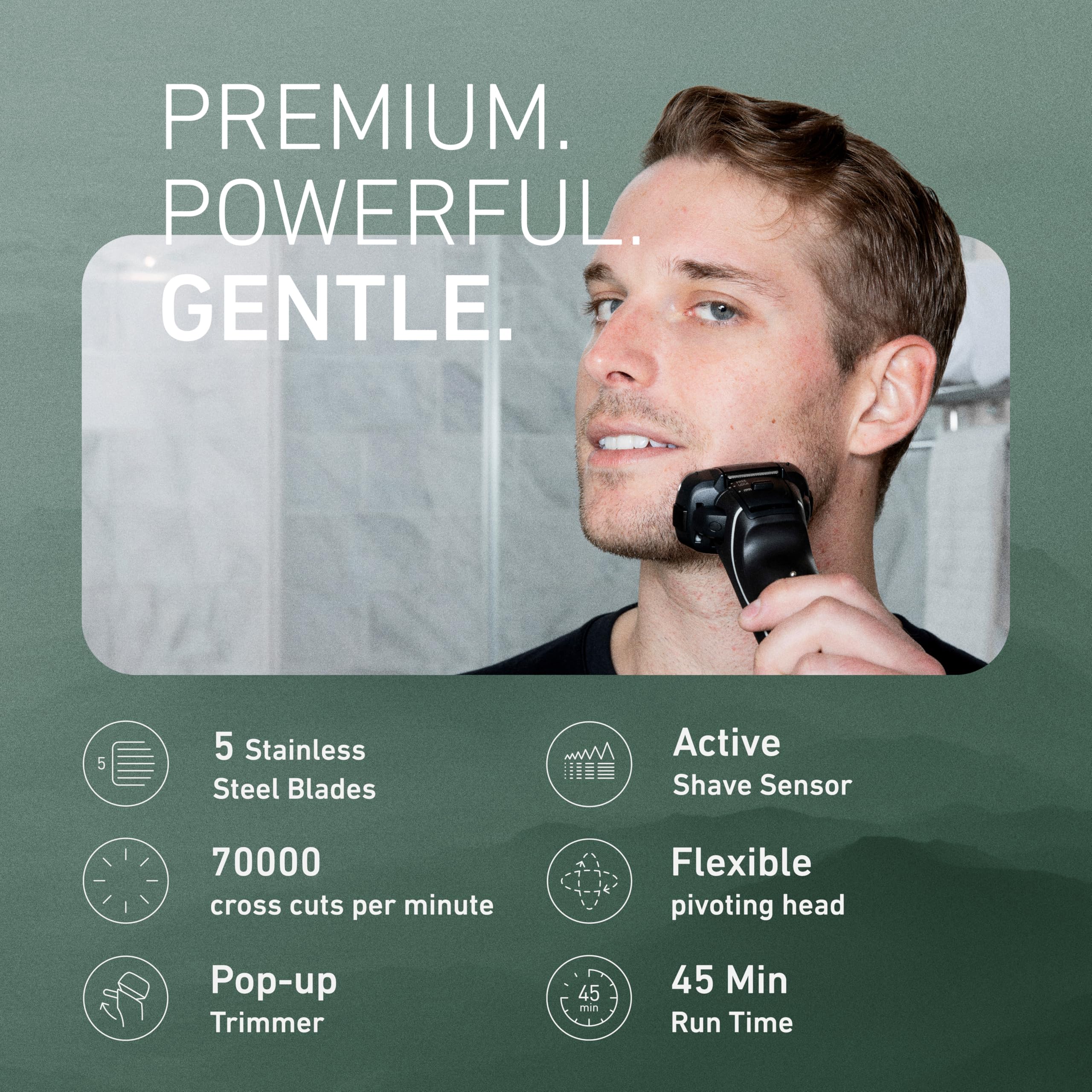 Amazon.co.jp: Panasonic ES-LV65-S Arc5 Wet/Dry Shaver (US Version